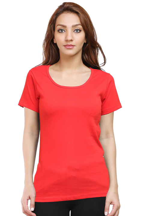 ROUND NECK HALF SLEEVE RED