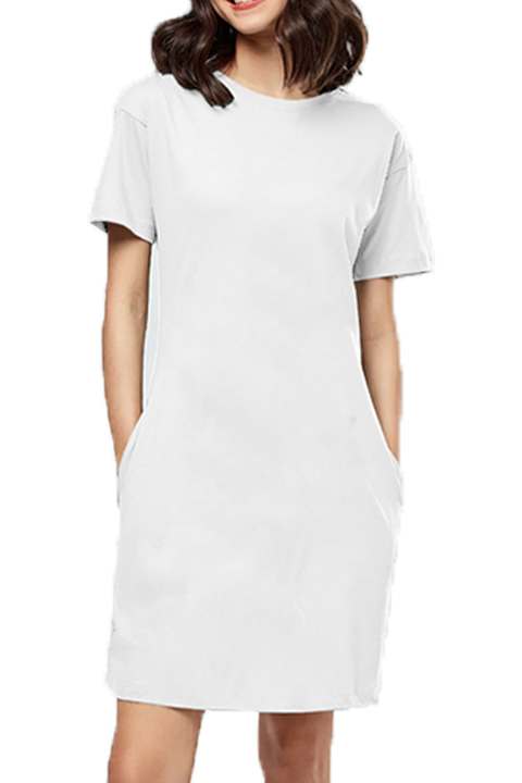 T-SHIRT DRESS WHITE