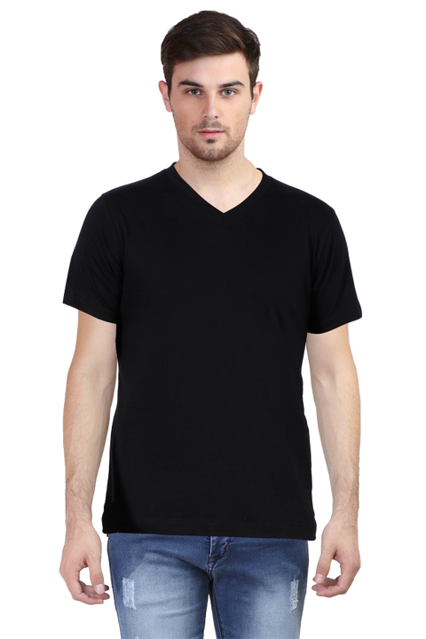 V-Neck Tshirt Black