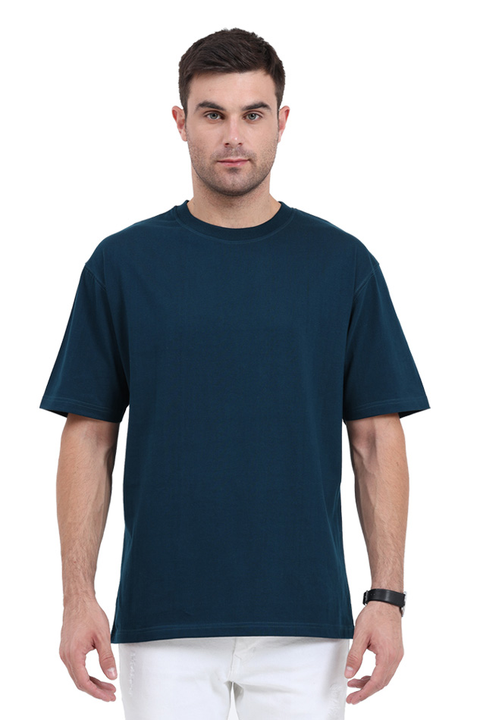 UNISEX OVERSIZED T-SHIRT PETROL BLUE