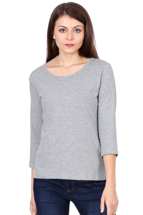 ROUND NECK FULL SLEEVE GREY