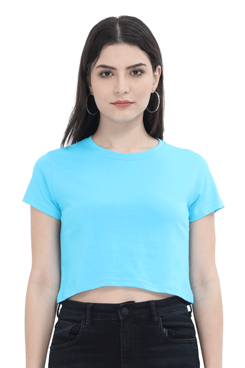 CROP TOP SKYBLUE