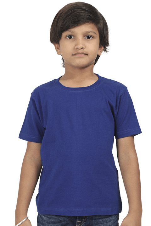 BOY ROUND NECK HALF SLEEVE ROYAL BLUE