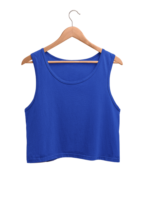 CROP TANK ROYAL BLUE